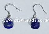 NGE426 10*10mm teardrop lapis lazuli earrings wholesale