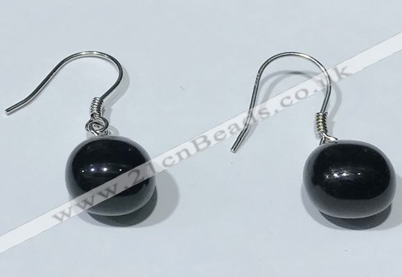 NGE429 10*10mm teardrop gemstone earrings wholesale