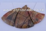 NGP07 Picasso jasper gemstone pendants set jewelry wholesale