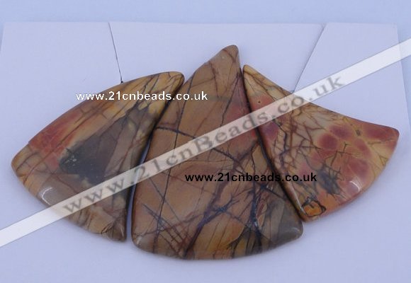 NGP07 Picasso jasper gemstone pendants set jewelry wholesale