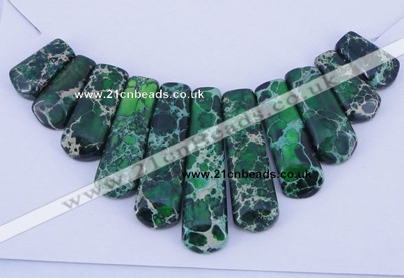 NGP103 Dyed imperial jasper gemstone pendants set jewelry wholesale
