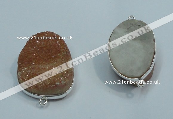 NGP1040 20*30mm - 25*35mm freeform druzy agate beads pendant