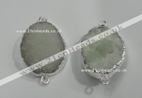 NGP1045 20*30mm - 25*35mm freeform druzy agate beads pendant