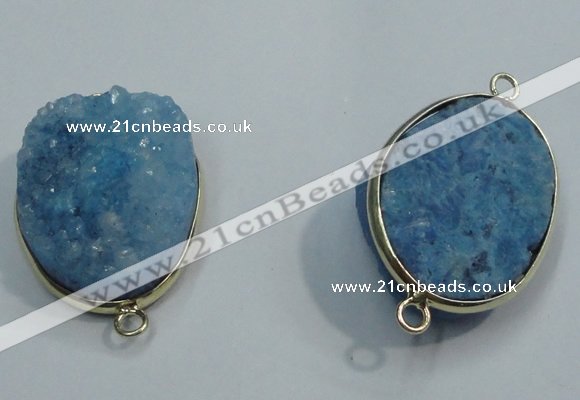 NGP1055 20*30mm - 25*35mm freeform druzy agate beads pendant