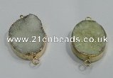 NGP1060 20*30mm - 25*35mm freeform druzy agate beads pendant