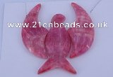 NGP109 Dyed rhodochrosite gemstone pendants set jewelry wholesale