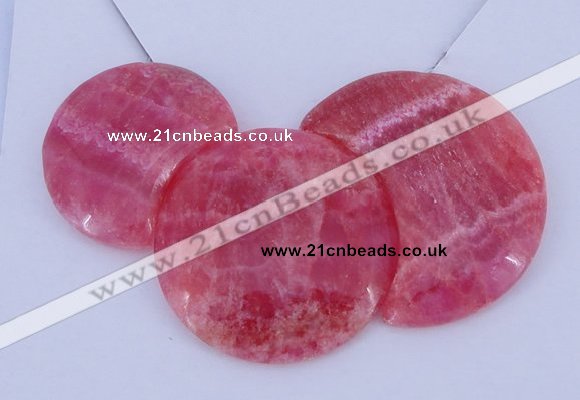 NGP114 Dyed rhodochrosite gemstone pendants set jewelry wholesale