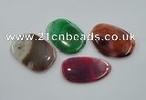 NGP1170 35*50mm - 45*70mm freeform agate gemstone pendants wholesale