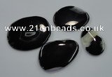 NGP1174 30*50mm - 50*65mm freeform agate gemstone pendants wholesale