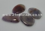 NGP1175 35*45mm - 40*60mm freeform agate gemstone pendants wholesale