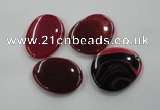 NGP1176 40*50mm - 50*60mm freeform agate gemstone pendants wholesale