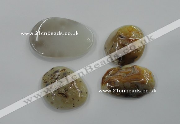 NGP1180 35*50mm - 50*70mm freeform agate gemstone pendants wholesale