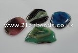 NGP1181 40*50mm - 50*70mm freeform agate gemstone pendants wholesale