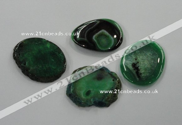 NGP1182 40*50mm - 50*60mm freeform agate gemstone pendants wholesale