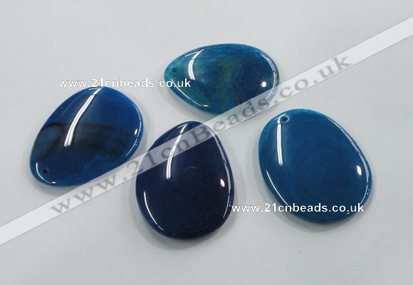 NGP1183 40*50mm - 50*65mm freeform agate gemstone pendants wholesale