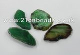 NGP1192 30*50mm - 55*70mm freeform agate gemstone pendants wholesale