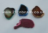 NGP1200 30*50mm - 45*70mm freeform agate gemstone pendants wholesale