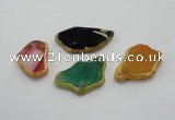 NGP1201 30*40mm - 40*55mm freeform agate gemstone pendants wholesale