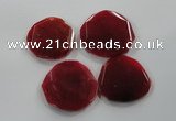 NGP1209 40*45mm - 50*65mm freeform agate gemstone pendants wholesale