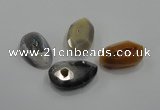 NGP1215 30*45mm - 40*50mm freeform agate gemstone pendants wholesale