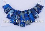 NGP122 Dyed imperial jasper gemstone pendants set jewelry wholesale