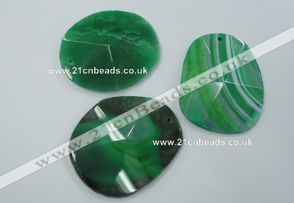 NGP1247 40*50mm - 45*55mm freeform agate gemstone pendants wholesale