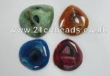 NGP1252 40*50mm - 55*65mm freeform agate gemstone pendants wholesale