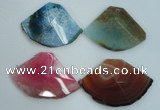 NGP1253 35*45mm - 40*55mm freeform agate gemstone pendants wholesale