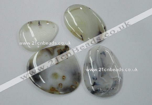 NGP1254 35*45mm - 45*55mm freeform agate gemstone pendants wholesale