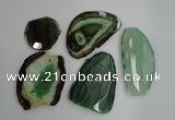 NGP1261 35*45mm - 45*70mm freeform agate gemstone pendants wholesale