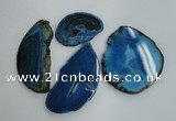 NGP1265 40*55mm - 60*80mm freeform agate gemstone pendants wholesale
