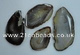 NGP1266 40*55mm - 60*80mm freeform agate gemstone pendants wholesale