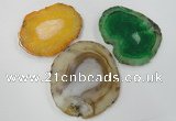 NGP1272 60*70mm - 80*90mm freeform agate gemstone pendants wholesale