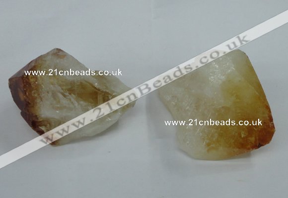 NGP1418 25*35mm - 30*40mm nuggets citrine gemstone pendants