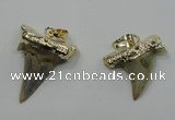 NGP1457 15*20mm - 20*30mm shark teeth pendants wholesale