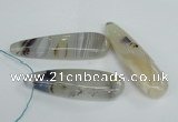 NGP1459 18*55mm - 20*65mm freeform agate gemstone pendants