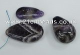 NGP1460 22*38mm - 30*50mm freeform amethyst gemstone pendants