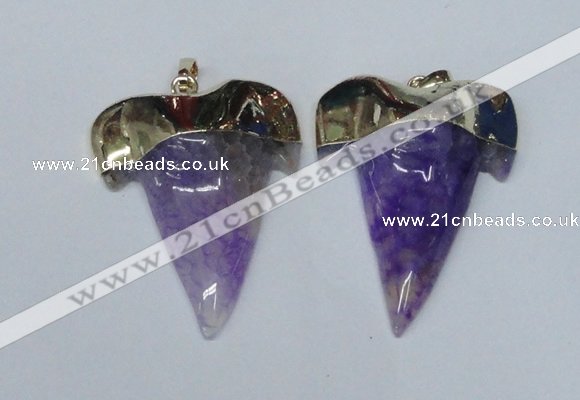 NGP1589 32*42mm - 35*45mm agate gemstone pendants