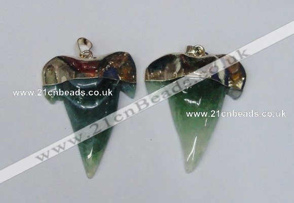 NGP1591 32*42mm - 35*45mm agate gemstone pendants