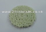 NGP1600 65*70mm Carved natural hetian jade pendants wholesale