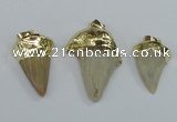 NGP1677 18*25mm - 22*30mm shark teeth pendants wholesale