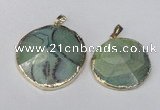 NGP1691 30*35mm - 35*40mm freeform agate gemstone pendants