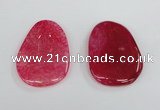 NGP1864 40*52mm - 40*58mm freeform agate gemstone pendants