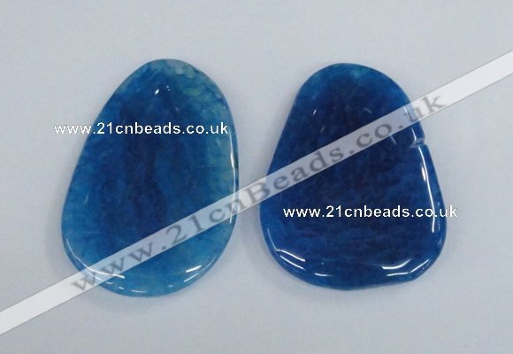 NGP1867 40*52mm - 40*58mm freeform agate gemstone pendants