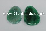 NGP1868 40*52mm - 40*58mm freeform agate gemstone pendants