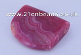 NGP198 12*34*45mm dyed rhodochrosite gemstone pendant wholesale