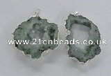 NGP2105 40*50mm - 55*65mm freeform druzy agate gemstone pendants