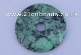 NGP221 6*45mm fashion african turquoise gemstone donut pendant