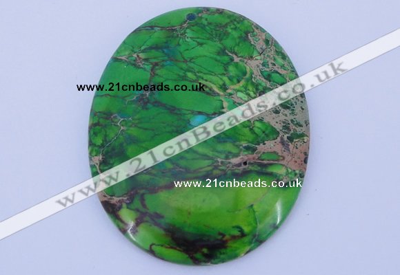 NGP235 40*50mm fashion dyed imperial jasper gemstone pendants