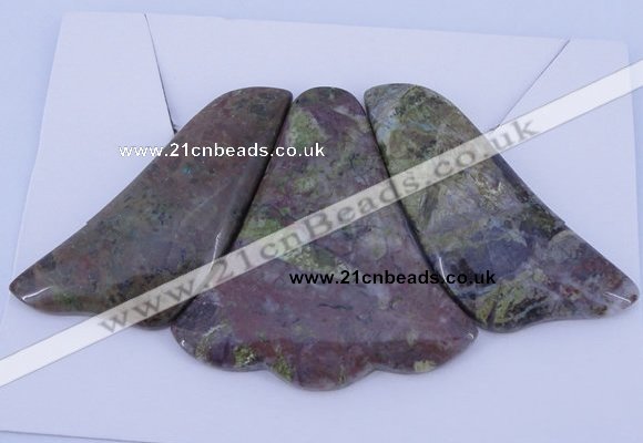 NGP24 Green rain forest stone pendants set jewelry wholesale